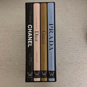 Set of Fashion Books: Chanel, Dior, Gucci, Prada